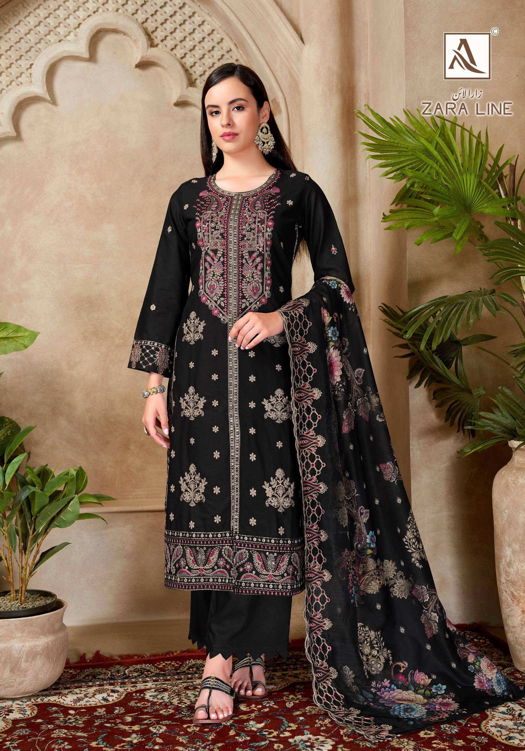 ZARA LINE By Alok Suit 3017-1119-01 To 3017-1119-06 Series Beautiful Colorful Stylish Fancy Casual Wear Pure Cambric Cotton Dresses At Wholesale Price